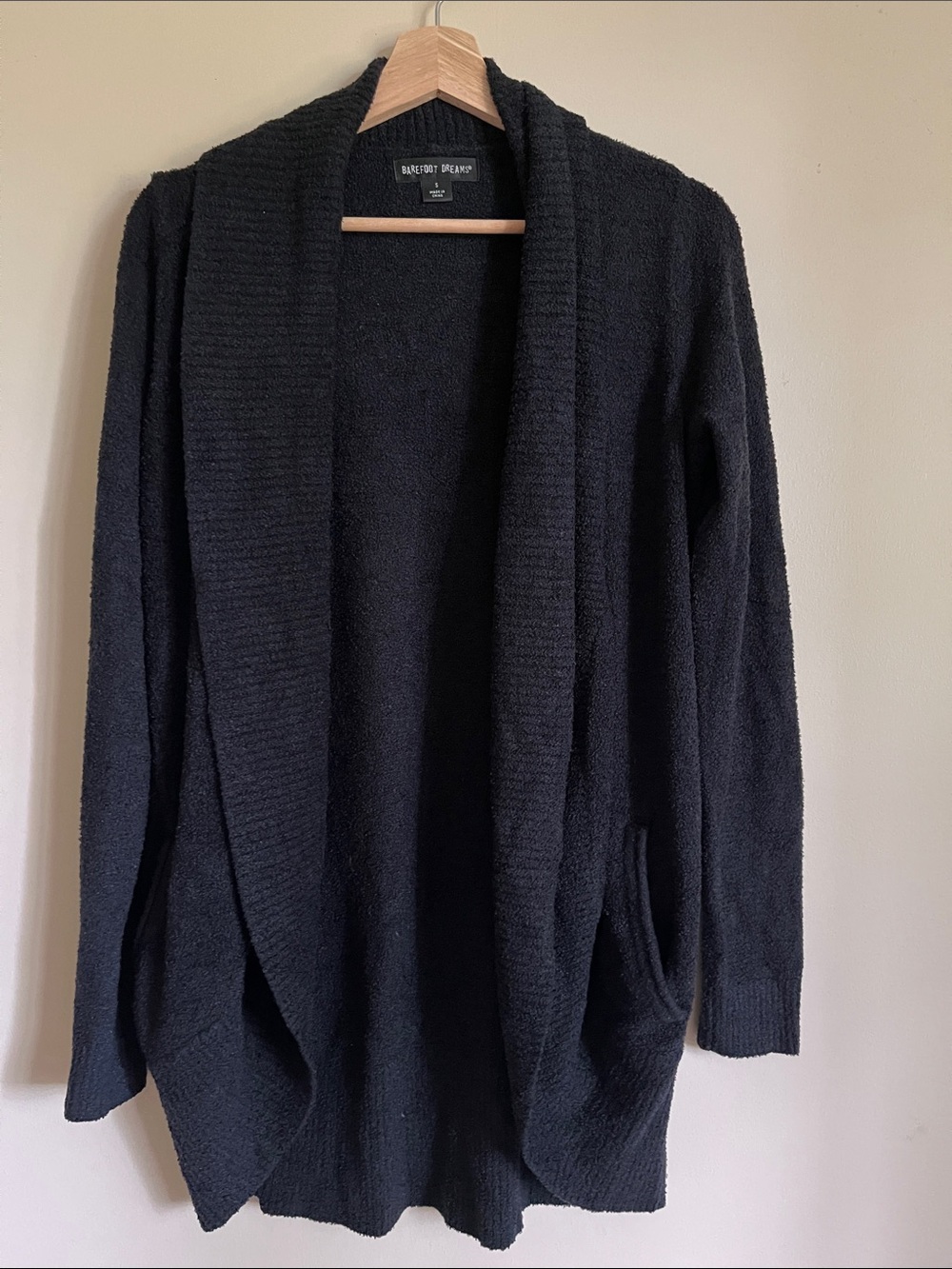Barefoot Dreams CozyChic lite open front cardigan bamboo luxury small